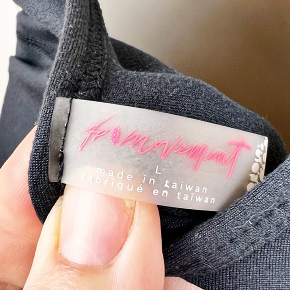 Free People X FP Movement Ashford Jumpsuit Womens L Black One-piece - Picture 6 of 7